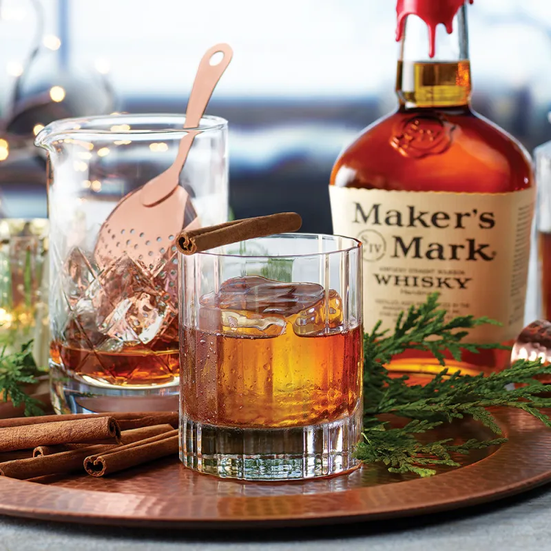 Maker’s Mark bourbon cocktail - Maple Old Fashioned