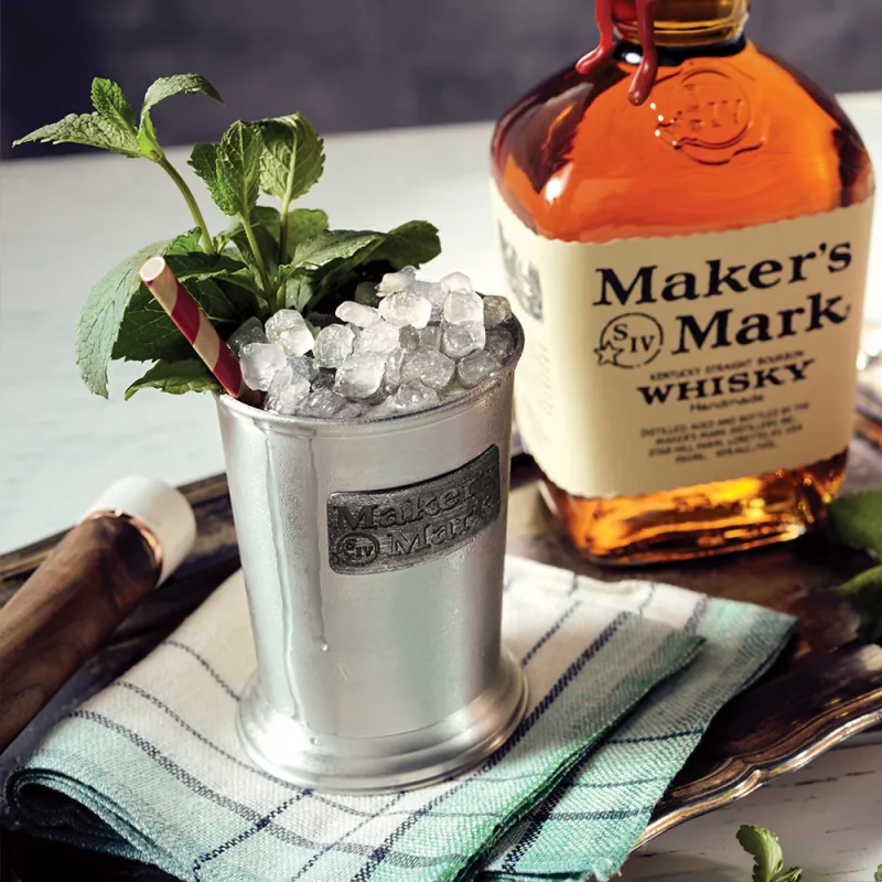 Maker’s Mark bourbon cocktail - Mint Julep