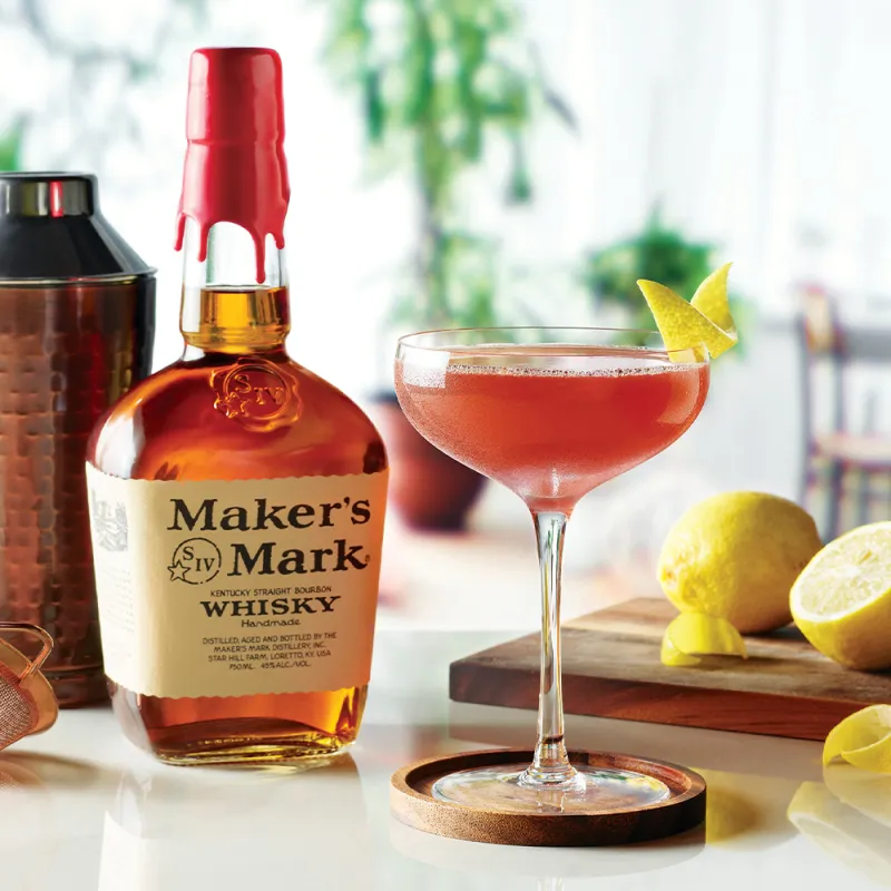 Maker’s Mark bourbon cocktail - Paper Plane