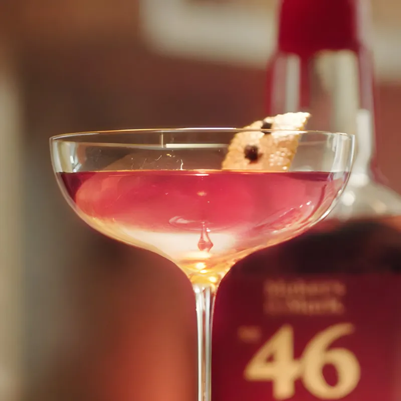 Maker’s Mark bourbon cocktail - Spiced Cranberry Sidecar