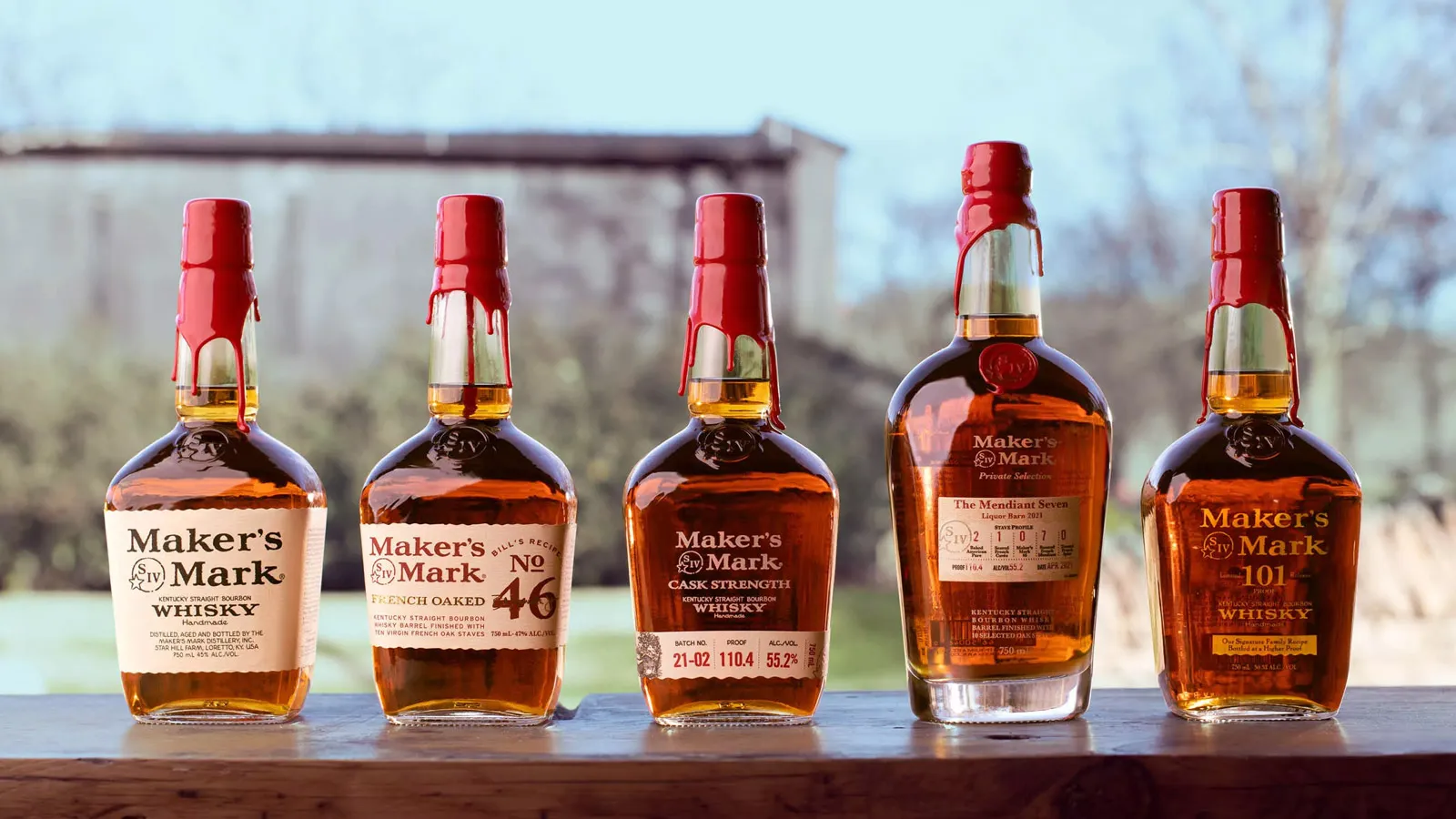  Maker’s Mark bourbons product lineup