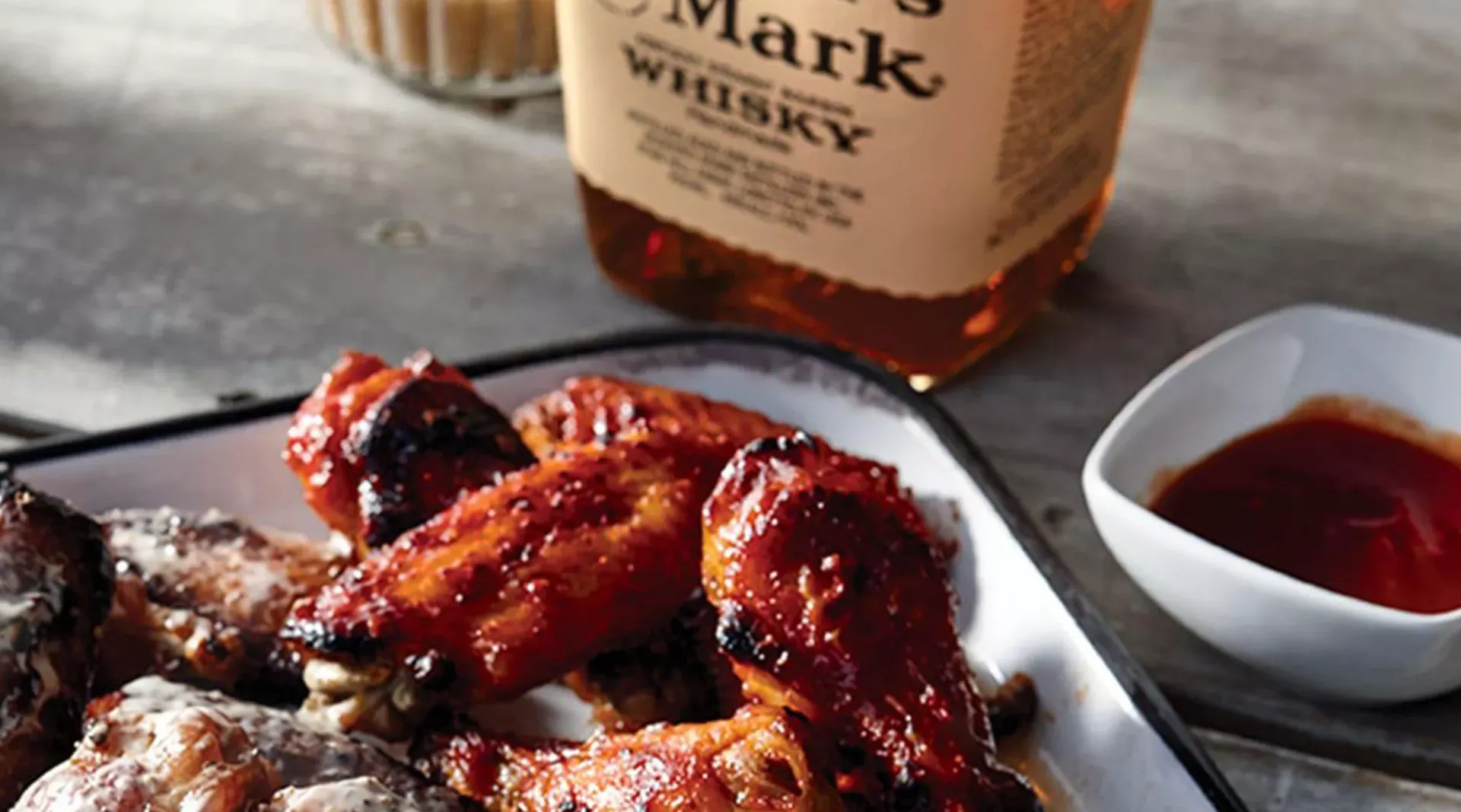 Maker’s Mark bourbon food recipe - Bourbon Chicken Wings