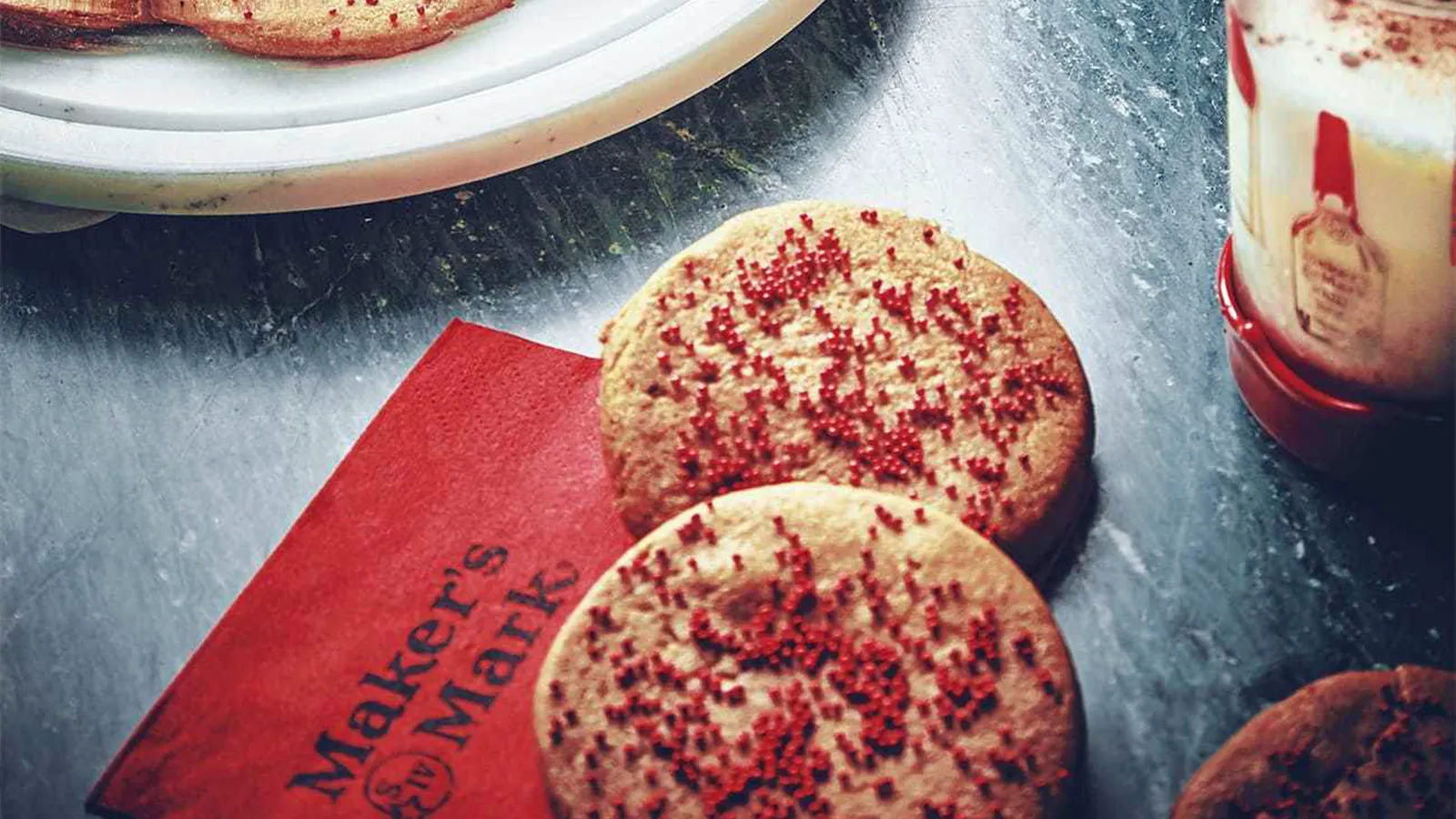  Maker’s Mark bourbon food recipe - Eggnog Spiced Butter Cookies