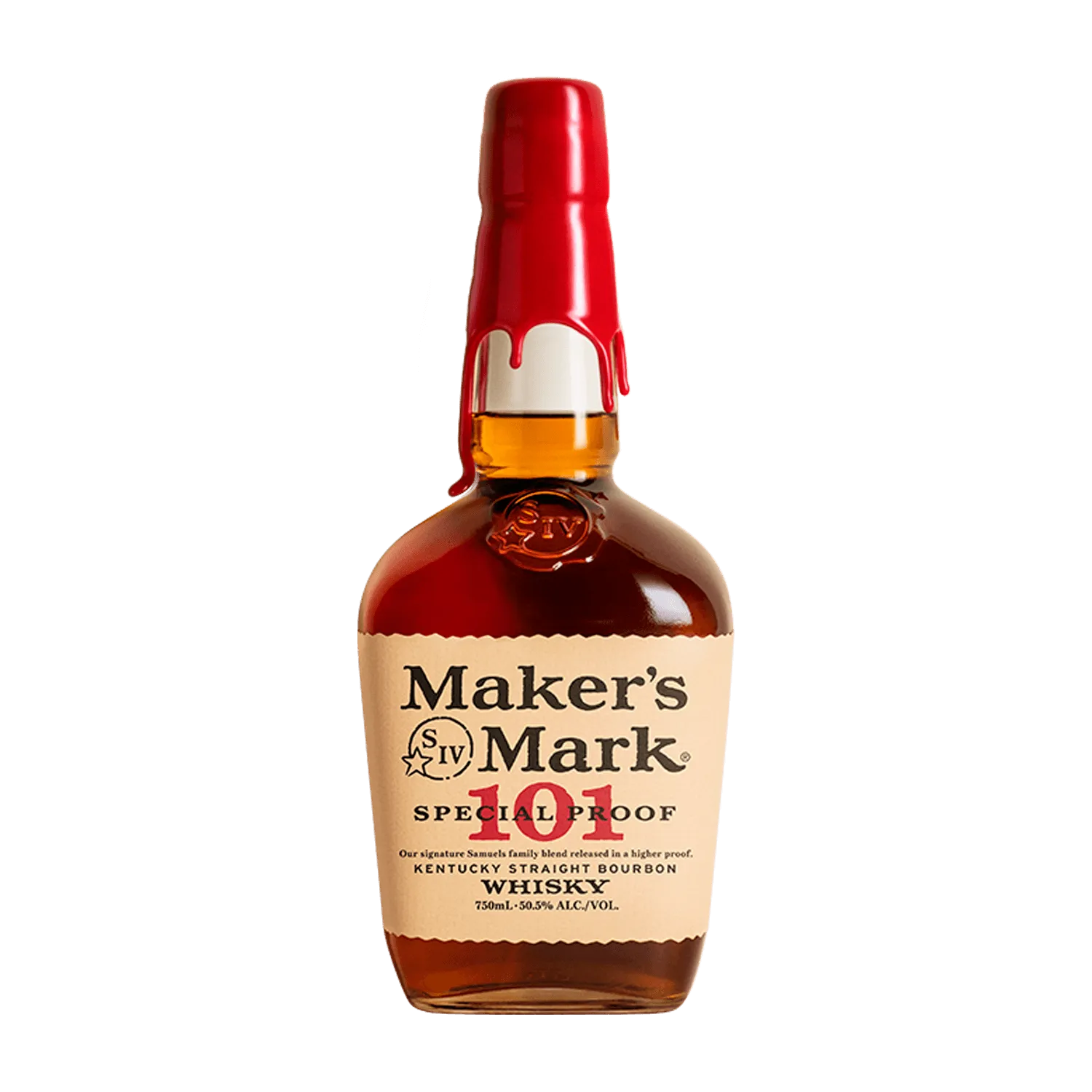 Maker’s Mark 101 bourbon bottle